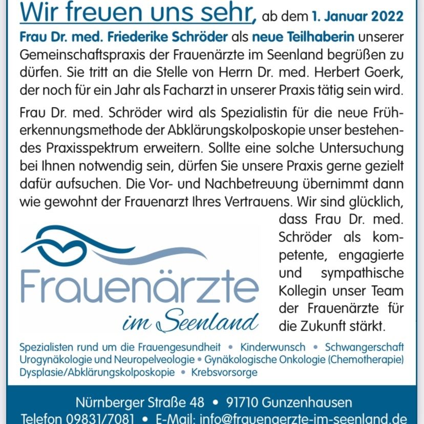Zeitungsartikel Dr. F. Schröder Januar 2022