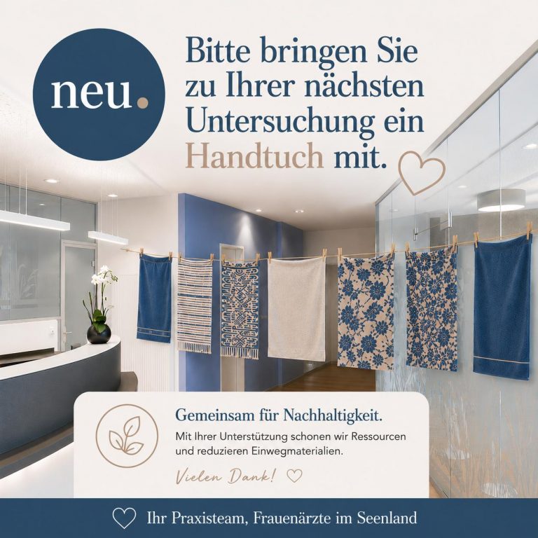 Handtuch Hinweis